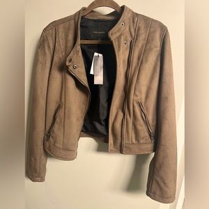 Banana Republic vegan Suede Moro Jacket M
